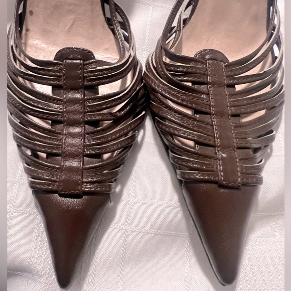 N.Y.L.A 2.5” Heels Size 7 Brown - Picture 4 of 6